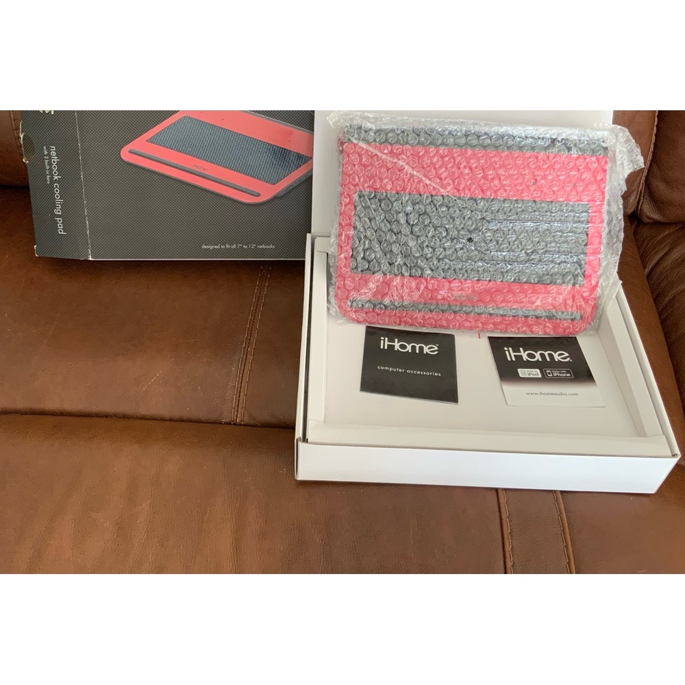 I home Netbook cooling pad with 2 built in fans.